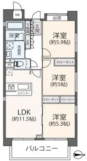 オークテラスK【2階】の間取り