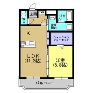 Glanz A【3階】の間取り