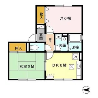 エーデルハイムひかり【1階】の間取り
