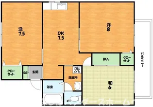 エトワールシャルム2【2階】の間取り