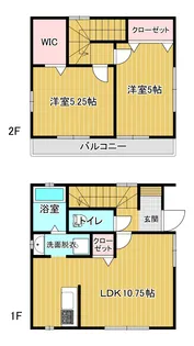 栃木県栃木市城内町2【一戸建】の間取り