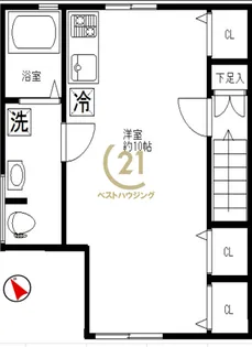 Recx神楽坂【2階】の間取り