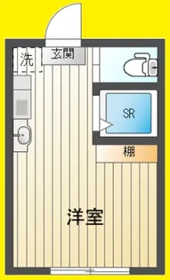東京都中野区若宮1【アパート】の間取り