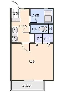 アネックス中川A【2階】の間取り