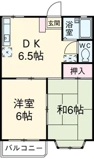 エクセルツイン 東棟【2階】の間取り