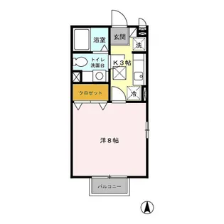 シャトレー【1階】の間取り