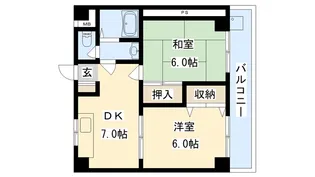 スペリオ新森【4階】の間取り
