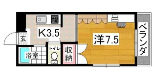 ボザールマンション【2階】の間取り