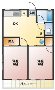 シティハイム スリーゼ【2階】の間取り