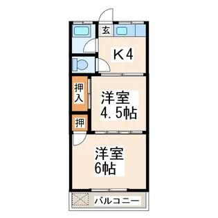 大島荘【1階】の間取り