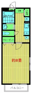 モデナエスタ北千住【1階】の間取り