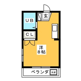 白山パレドール【3階】の間取り