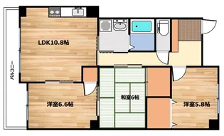 広島県呉市広駅前2【マンション】の間取り