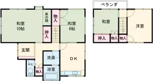 茨城県取手市双葉1【一戸建】の間取り