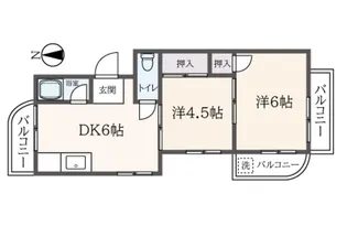 エポリアム西調布【2階】の間取り