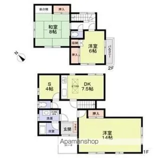 千葉県千葉市若葉区みつわ台5【一戸建】の間取り