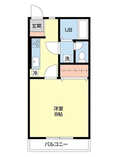 1Kの間取り画像