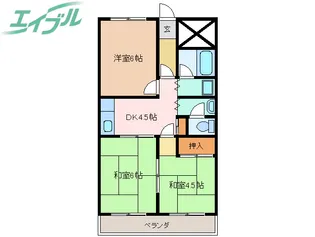 松岡ビル【3階】の間取り