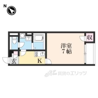 レオパレス羽崎【1階】の間取り