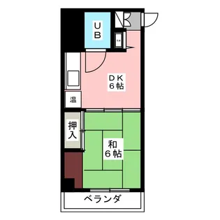 パークサイド菊井【3階】の間取り