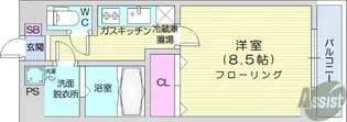 ライフシティ【2階】の間取り