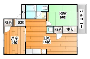 ヴァンベール松井【2階】の間取り