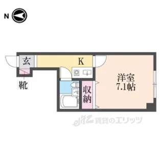 ビルまあぁろ~【6階】の間取り