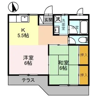 エクメーネ西沢【1階】の間取り