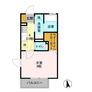 千葉県習志野市藤崎4【アパート】の間取り