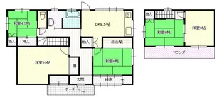岡山県赤磐市松木【一戸建】の間取り