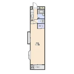 オーエム上小出【4階】の間取り