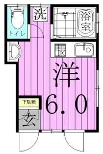 スマートコンパクト栄町【1階】の間取り