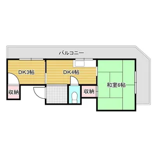 ガレン弁天【4階】の間取り
