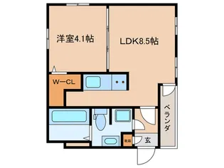 Cherim堀田【2階】の間取り