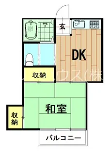 神奈川県川崎市中原区木月住吉町【アパート】の間取り