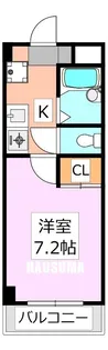 フローラ水山II【3階】の間取り