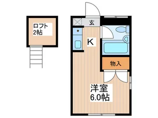 コ-ポグレ-プB【2階】の間取り