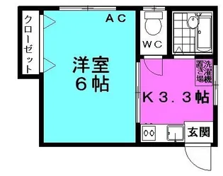 東京都足立区千住東2【アパート】の間取り