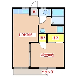 霧島パレス II【2階】の間取り