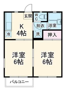 ビューハイム【2階】の間取り