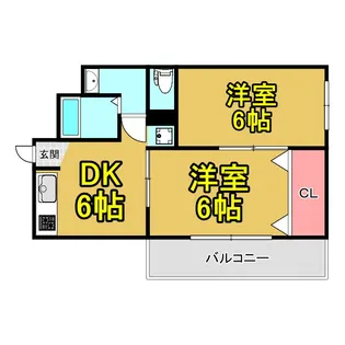 第一加茂ビル【3階】の間取り