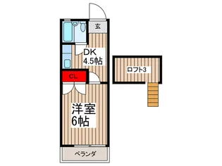 ロワ-ル本八幡【2階】の間取り