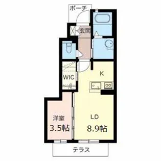和歌山県和歌山市塩屋1【アパート】の間取り