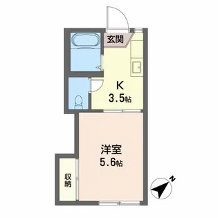 グリーンメゾンII【1階】の間取り