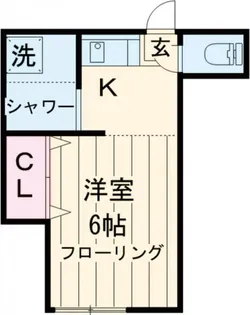 メゾン若宮【2階】の間取り