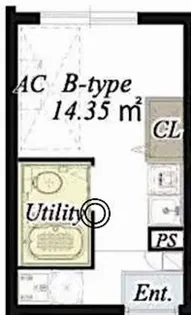 東京都台東区台東2【マンション】の間取り
