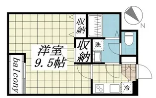 パラッツォ・アルディート【5階】の間取り