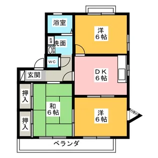 グランドメゾンASANO A棟【1階】の間取り