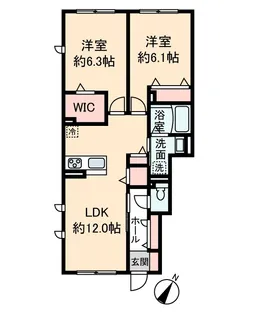 ハイムレトア高田町【1階】の間取り