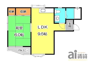 シャローム【1階】の間取り